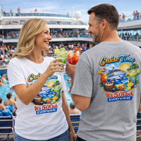 Load image into Gallery viewer, Cruise Time 5 O'Clock Everywhere T-Shirt (Front Graphic)
